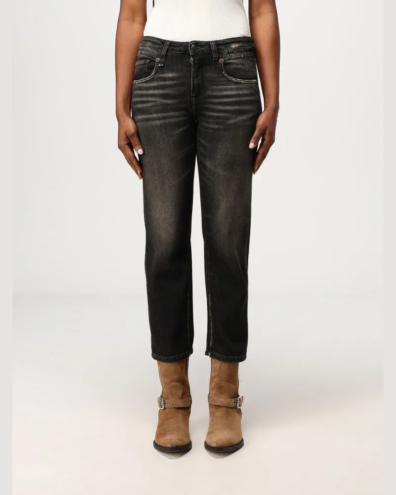 R13 Jeans damen Schwarz