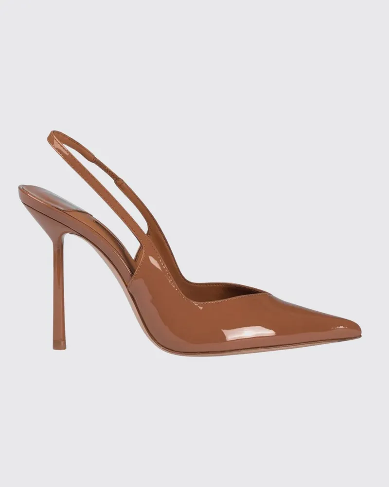 Le Silla Vivienne Slingpumps aus gebürstetem Leder Braun