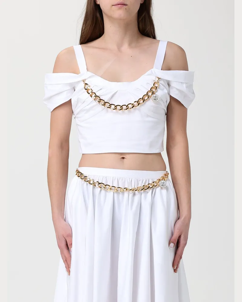 Elisabetta Franchi Top damen Weiß