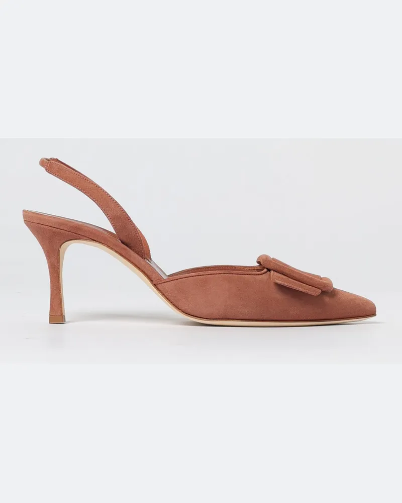 Manolo Blahnik Schuhe damen Camel