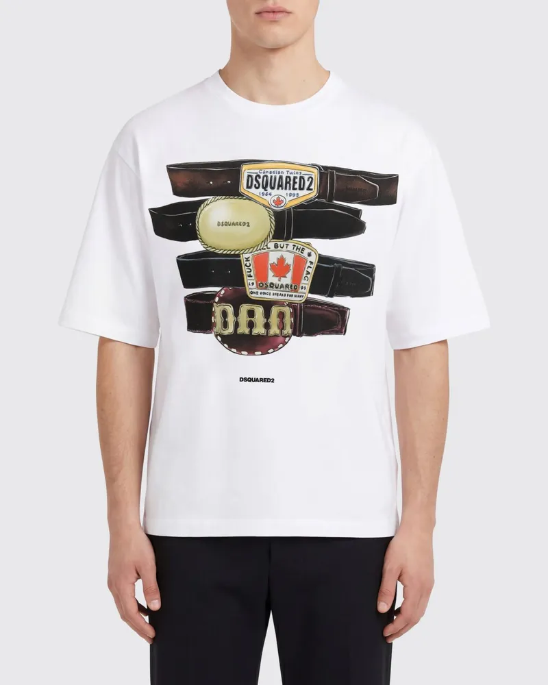 Dsquared2 T-shirt herren Weiß