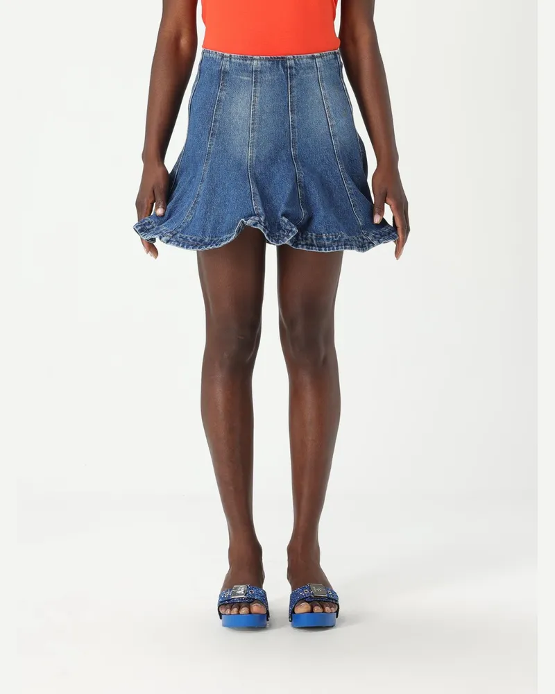MSGM Rock damen Hellblau