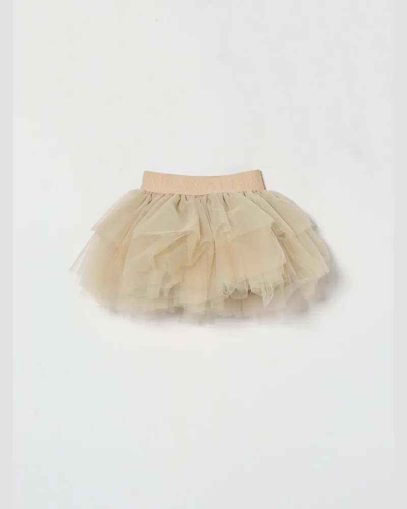 Monnalisa Minirock aus Tüll Beige
