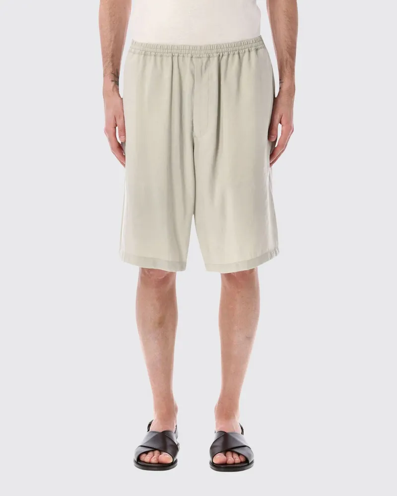 Emporio Armani Shorts aus Modalmischung Taubengrau