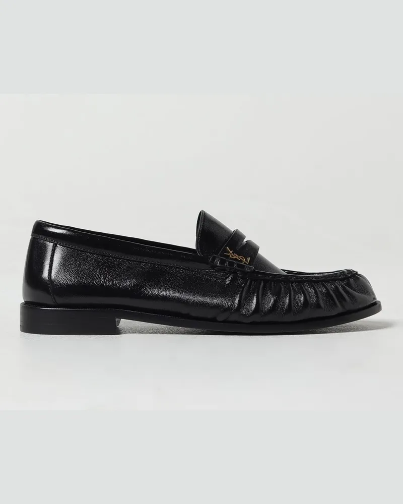 Saint Laurent Mokassins Schwarz