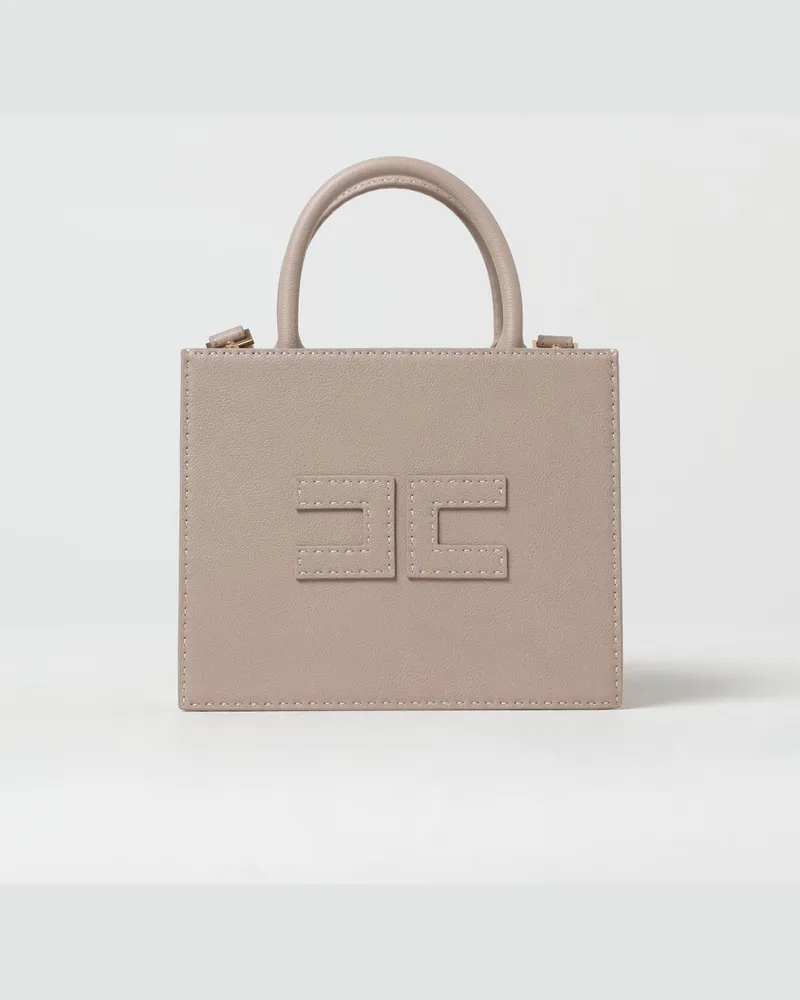 Elisabetta Franchi Schultertasche damen Puder