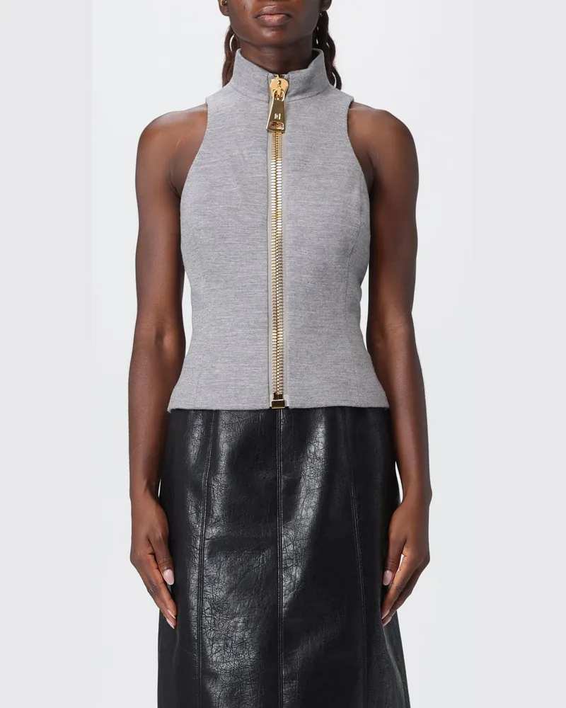Balmain T-shirt damen Grau