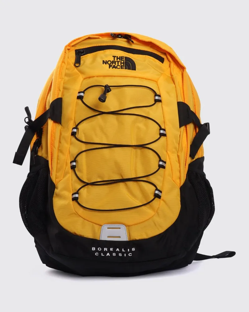 The North Face Borealis Classic Rucksack aus Nylon mit gesticktem Logo und Laptopfach Gelb
