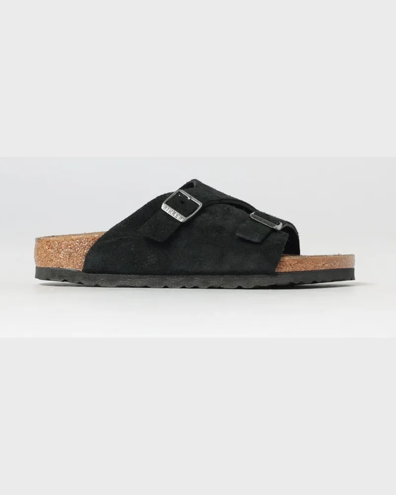 Birkenstock Zürich Wildleder Sandale Schwarz