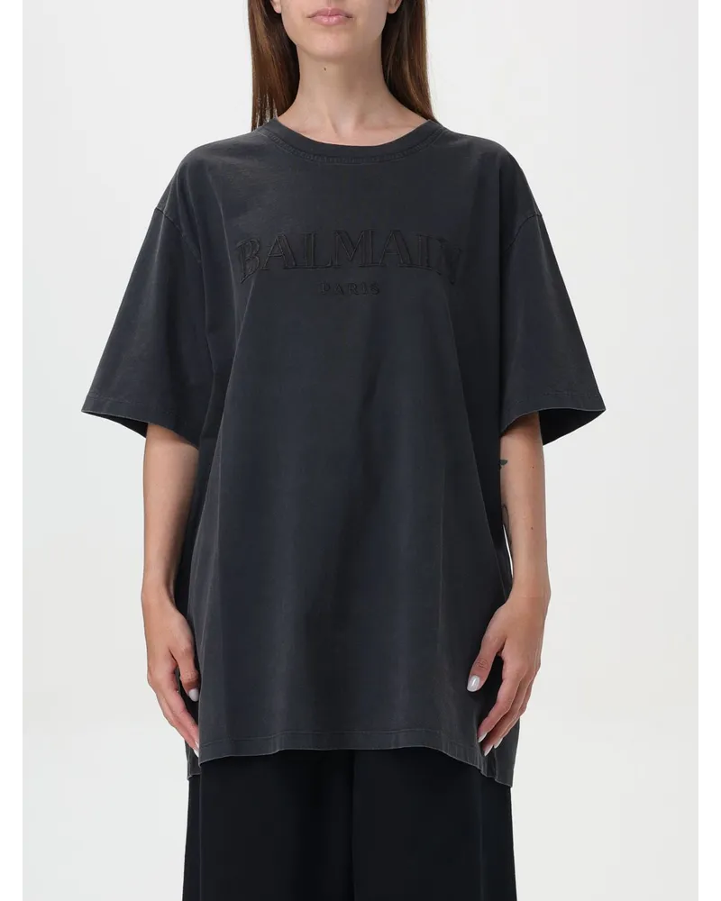 Balmain T-shirt damen Grau