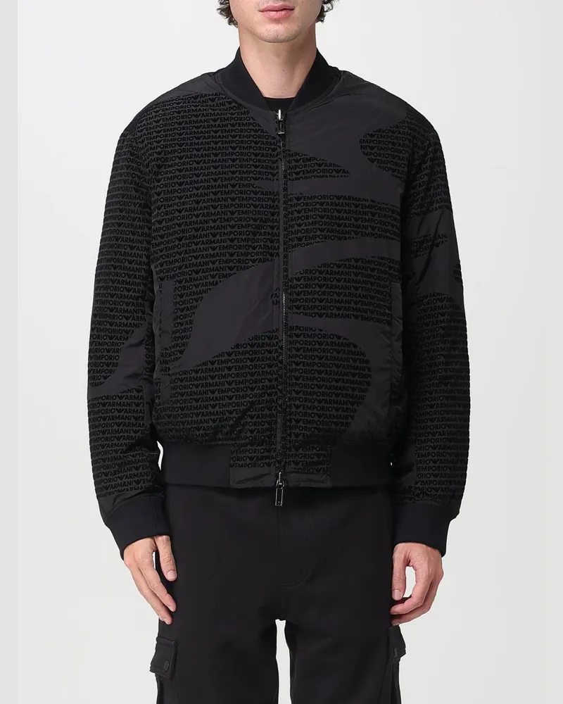 Emporio Armani Mantel herren Schwarz