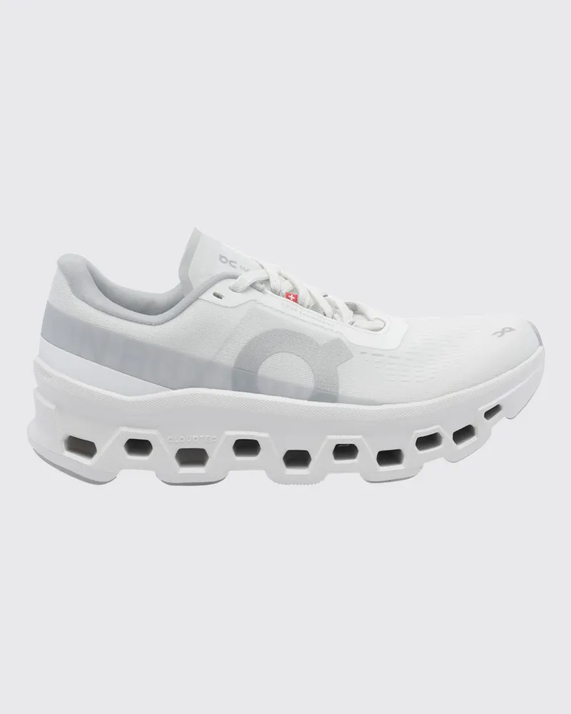 ON Leichte nachhaltige Mesh-Sneaker Cloudmonster 1 Weiß