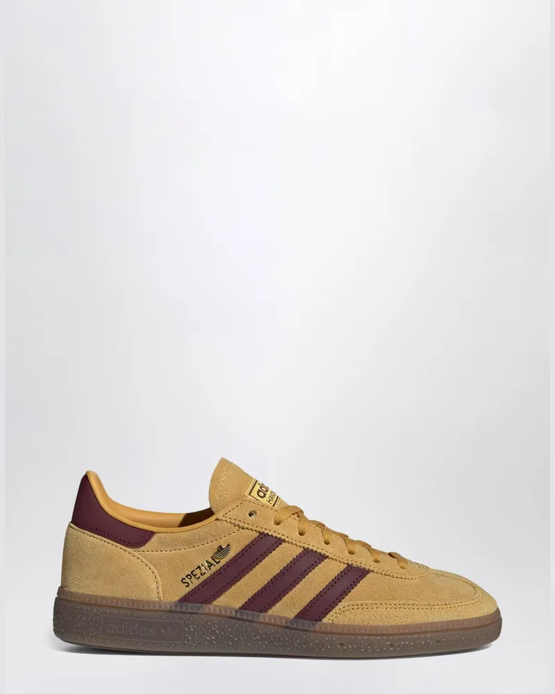 adidas Handball Spezial Sneaker aus Leder und Wildleder mit 3-Streifen Gelb