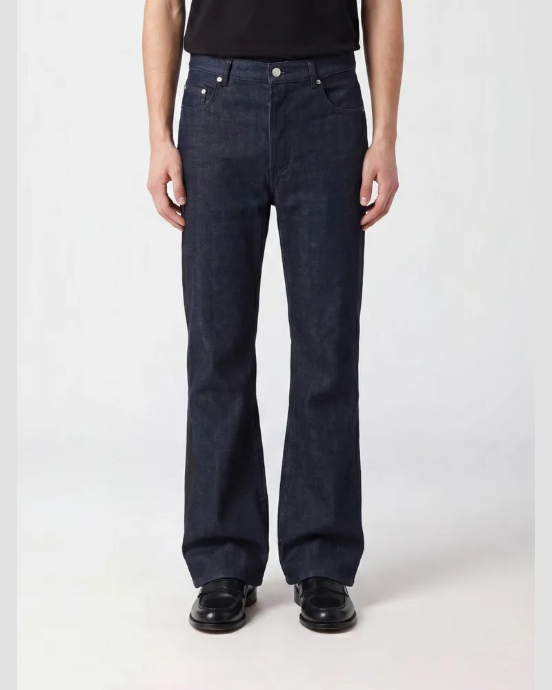 A.P.C. Straight-Jeans aus Denim aus der Fragment x Kollaboration Blau