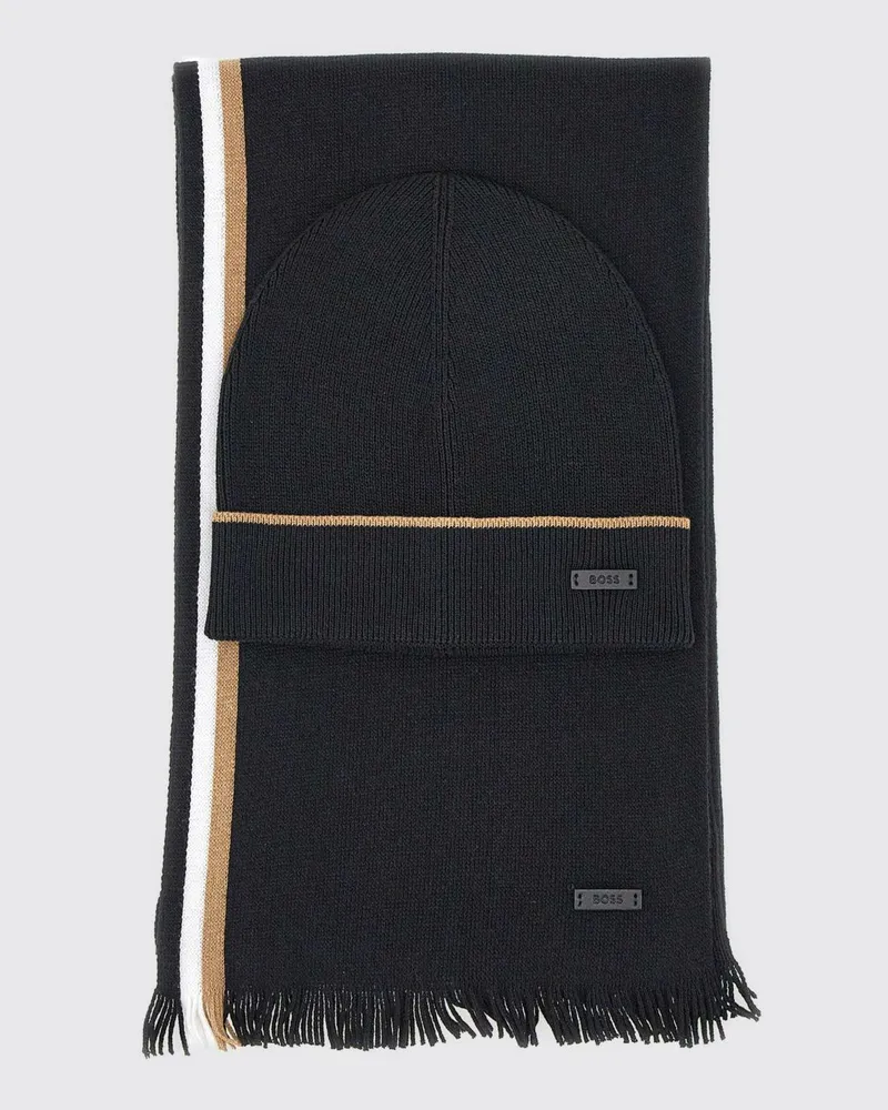 HUGO BOSS Schal herren Schwarz