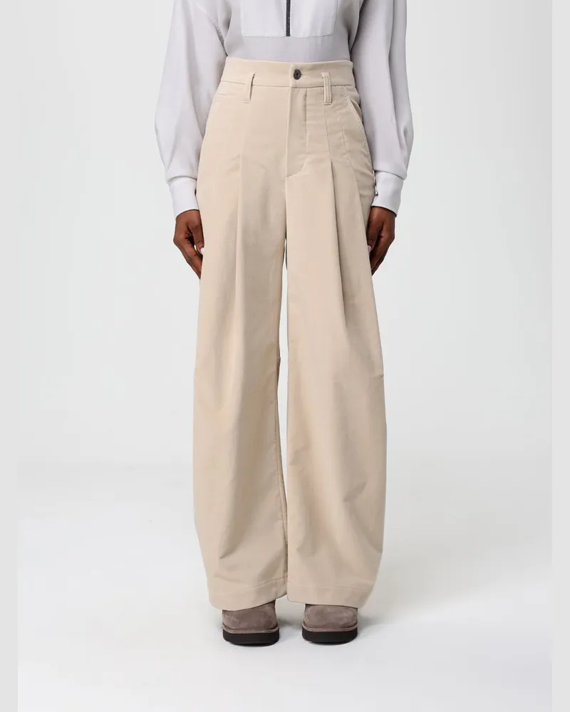 Brunello Cucinelli Hose damen Sand