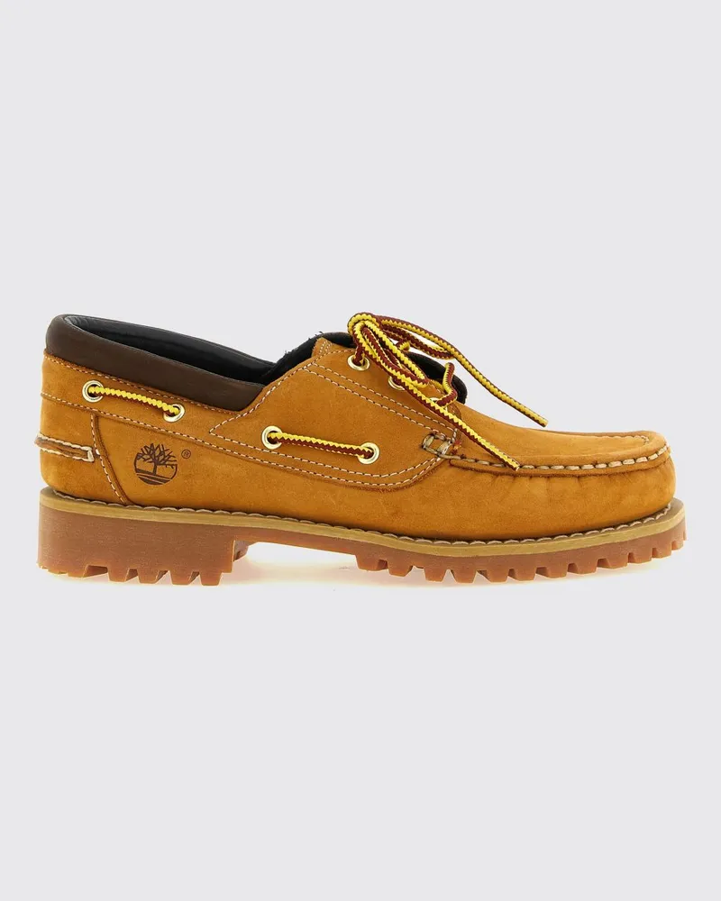 Timberland Authentic 3 Eye Classic Bootsschuhe aus Nubuk Gelb