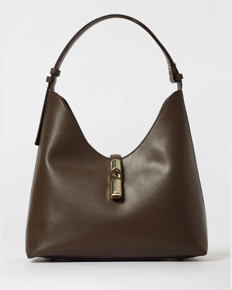 Furla Schultertasche damen Braun