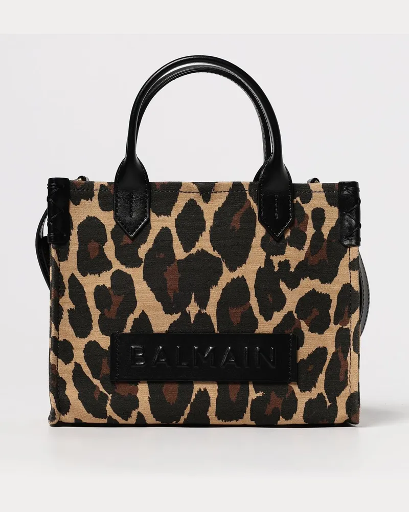 Balmain Schultertasche damen Beige