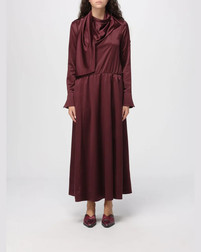 Pinko Kleid damen Burgunderrot