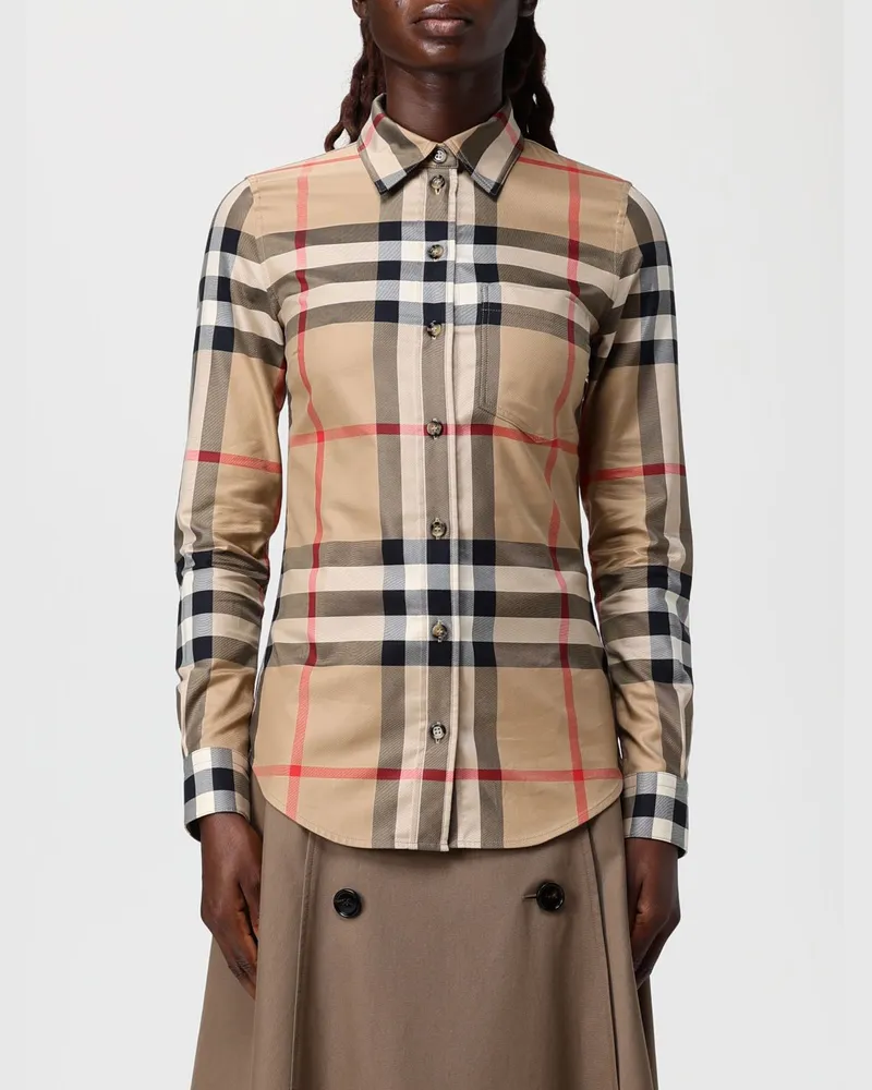 Burberry Hemdbluse damen Beige