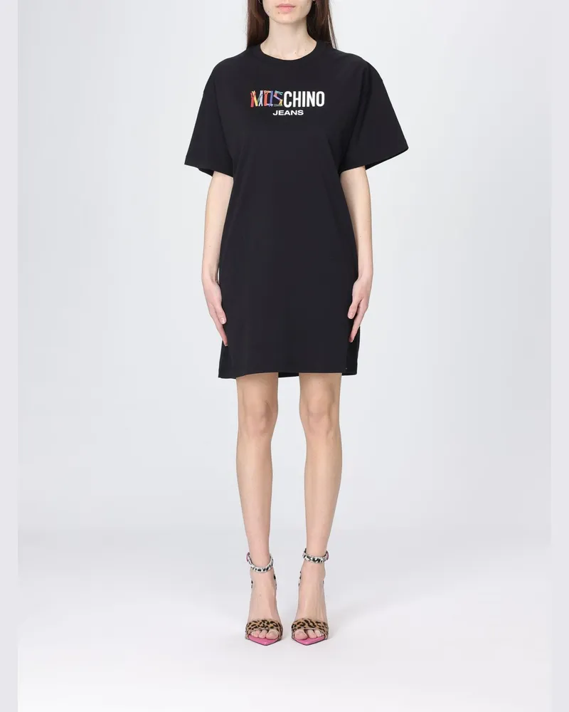 Moschino Kleider damen Schwarz