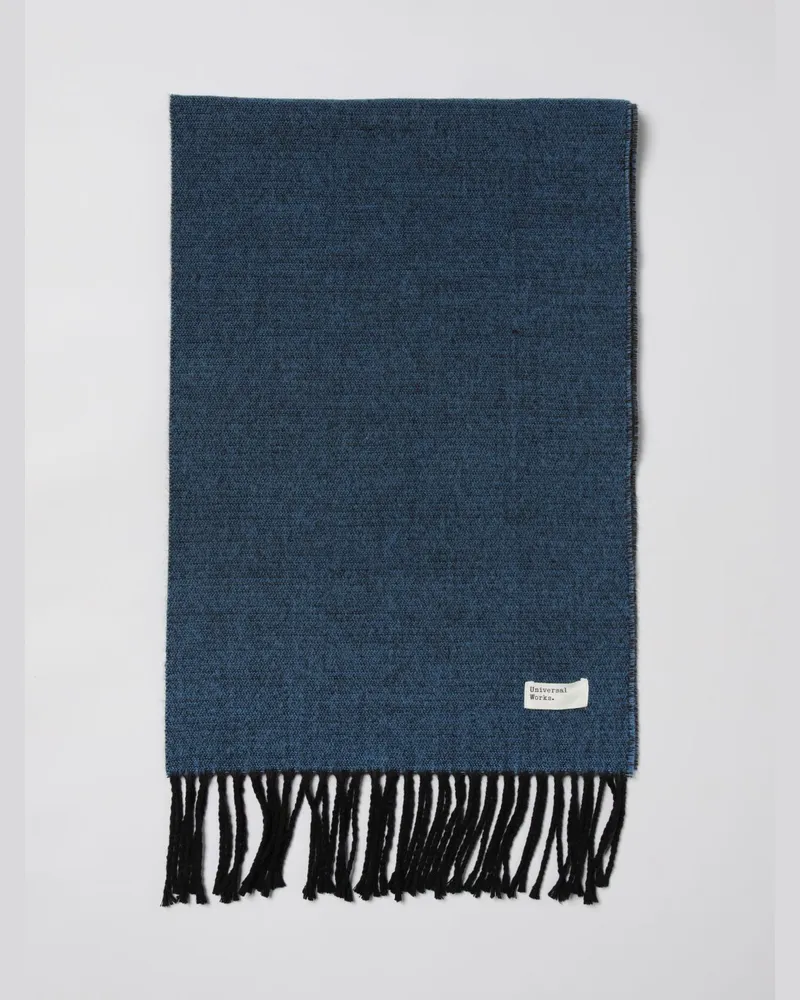Universal Works Schal herren Blau