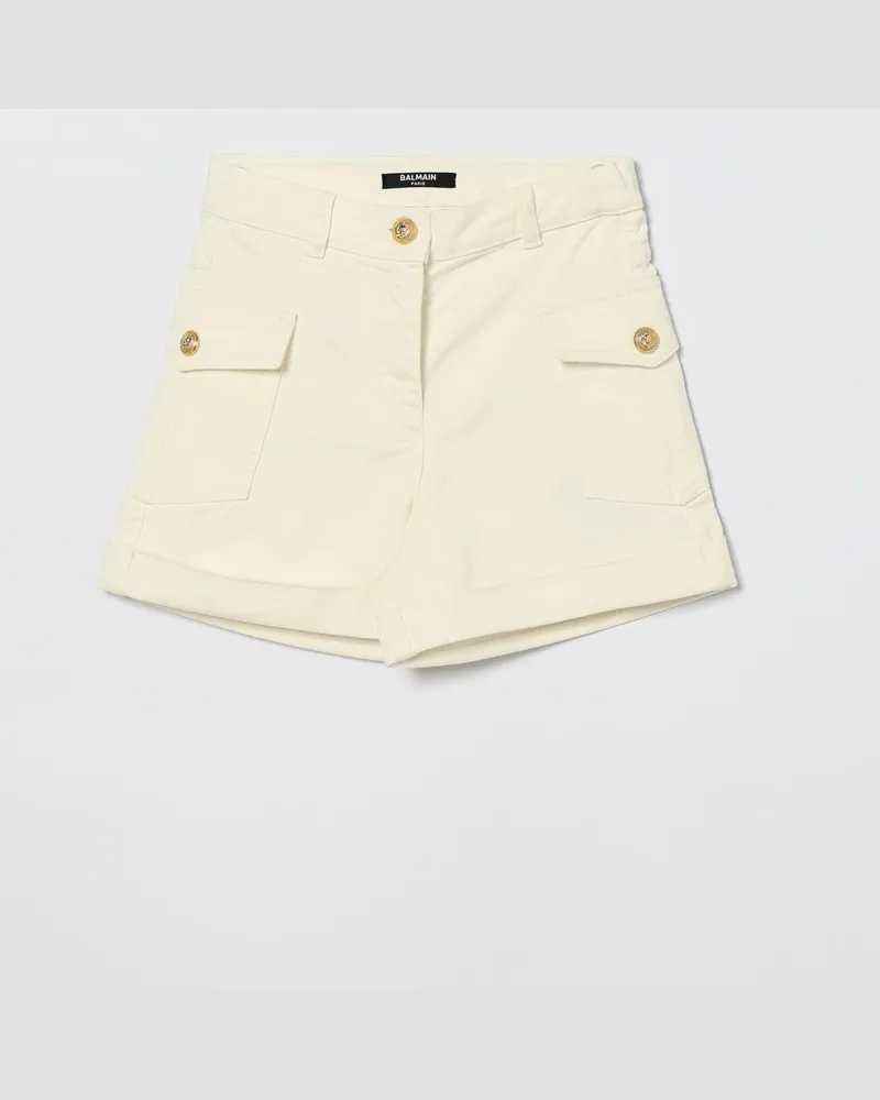 Balmain Shorts kinder Weiß