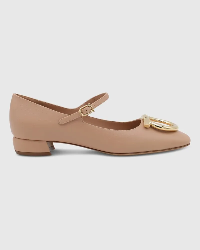 Ferragamo Absatzschuhe damen Weinrot