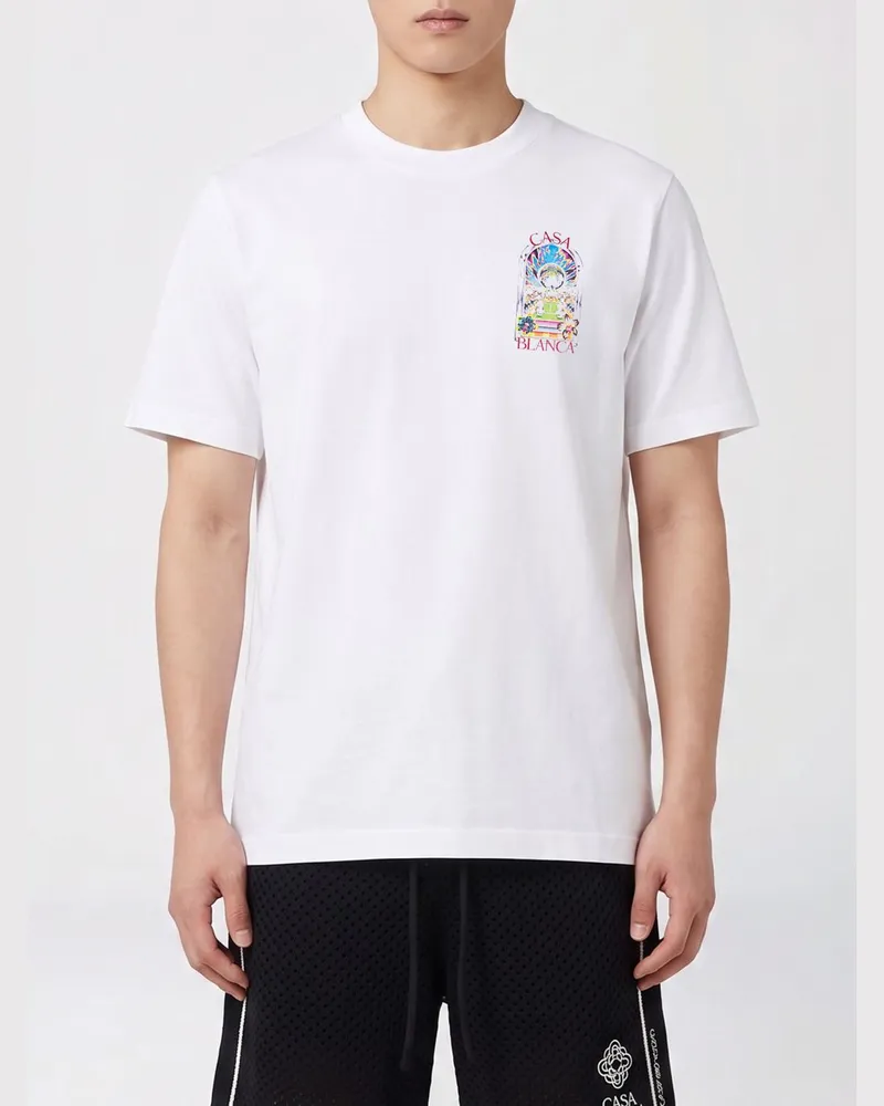 Casablanca Paris T-shirt herren Weiss