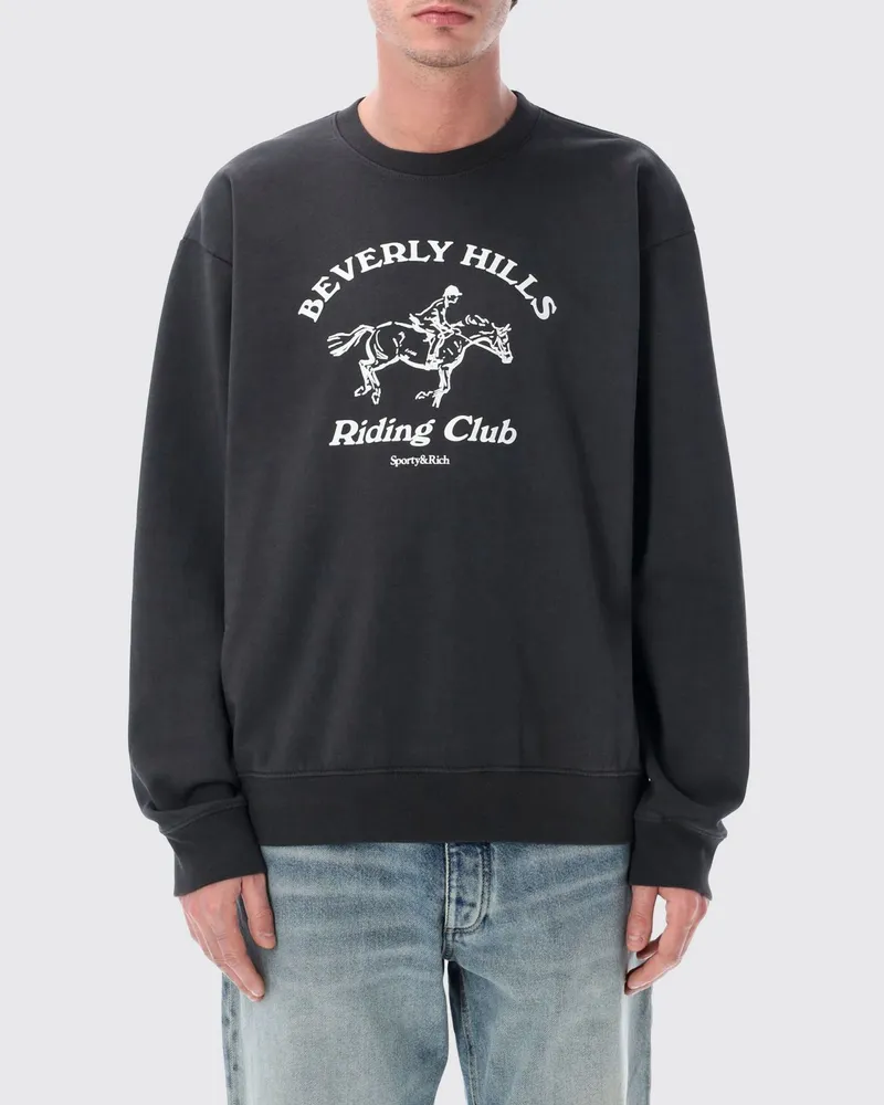 SPORTY & RICH Sweatshirt herren Sporty & Rich Schwarz