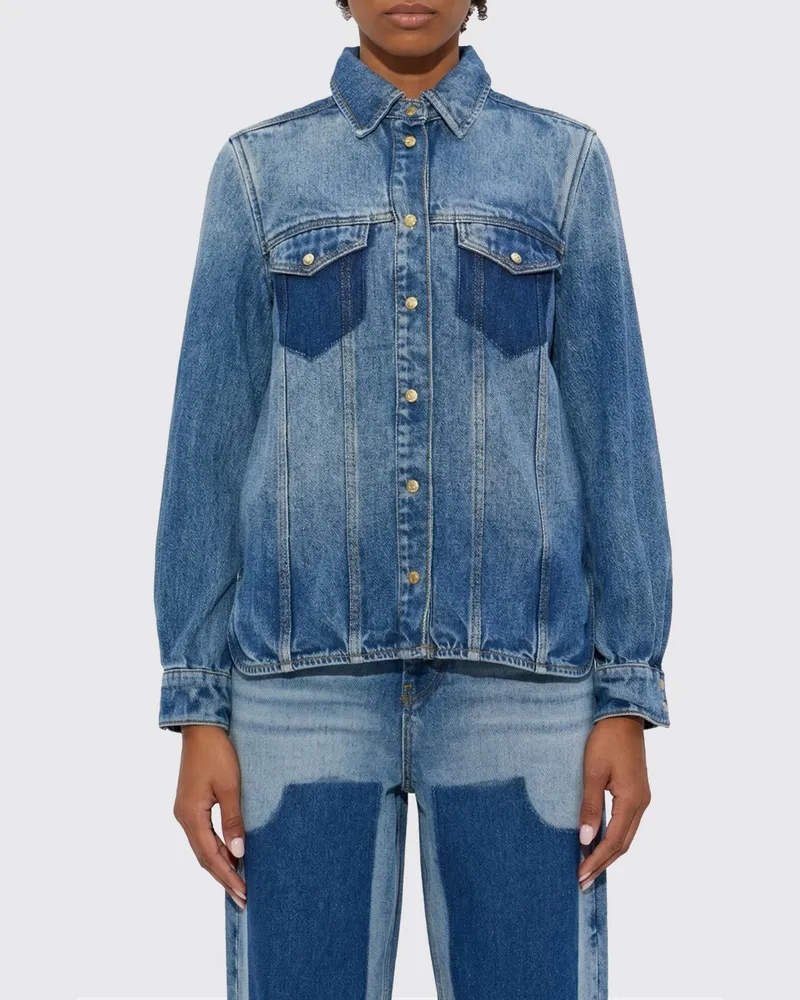 Ganni Hemdbluse damen Denim