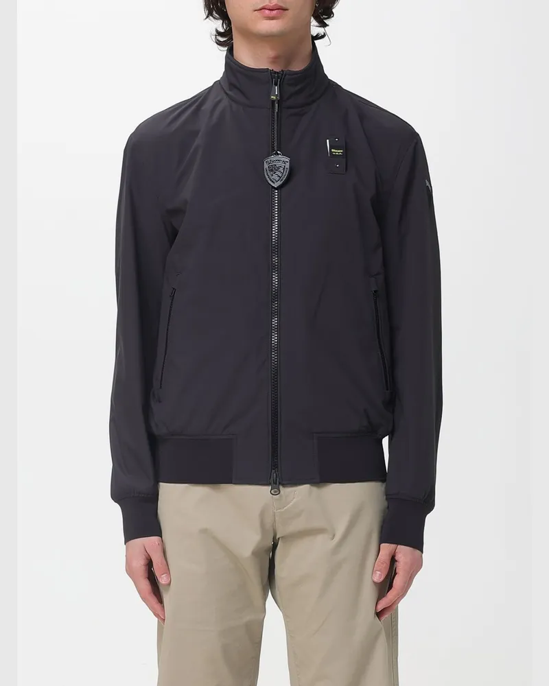 Blauer Jacke damen Schwarz