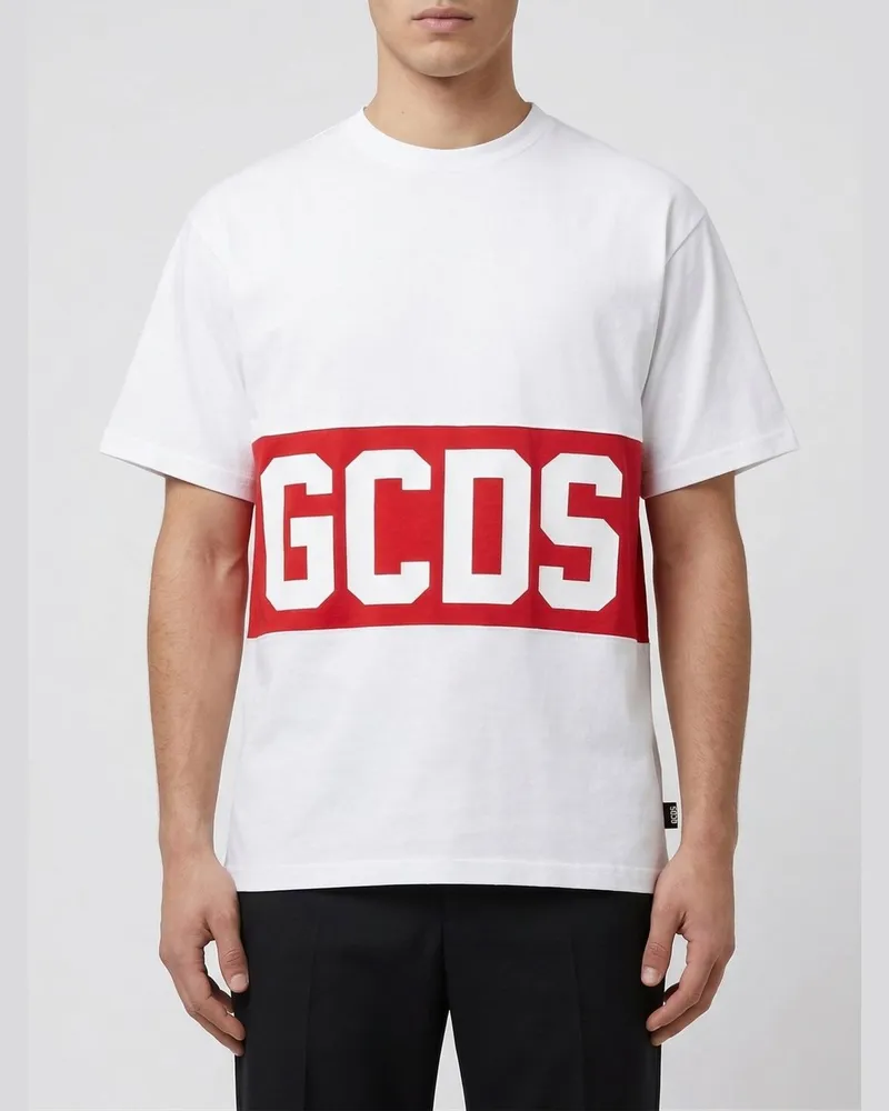 GCDS T-shirt herren Weiß
