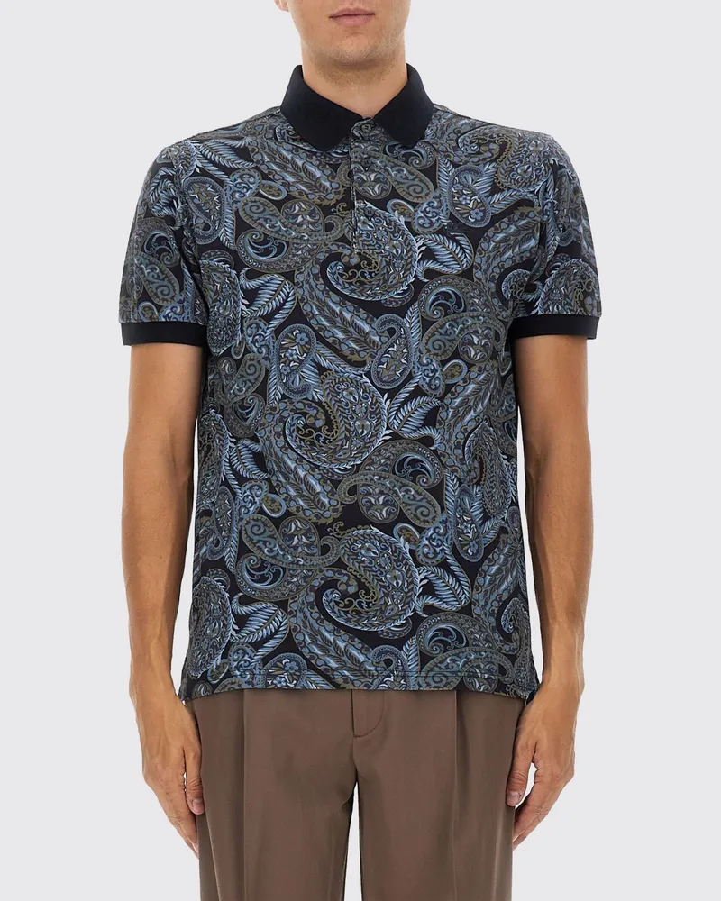 Etro Polo herren Blau