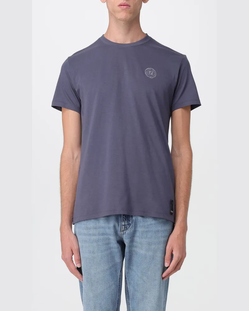 Fendi T-shirt herren Blau