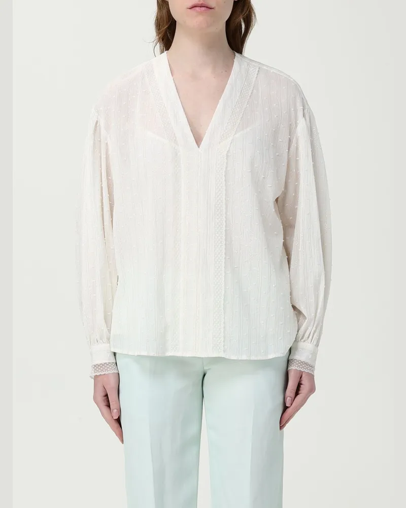 Twin-Set Top damen Weiß
