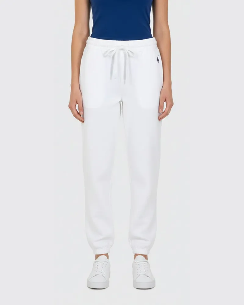 Ralph Lauren Jogginghose aus Baumwollmischgewebe Weiß