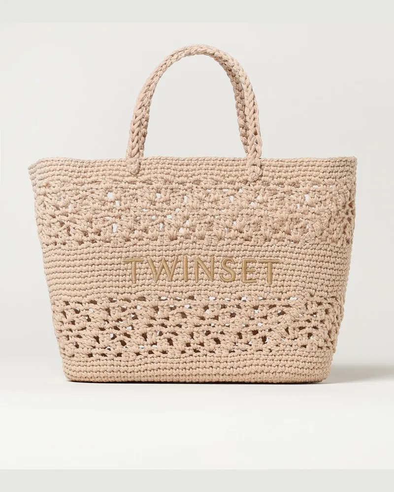 Twin-Set Schultertasche damen Natural