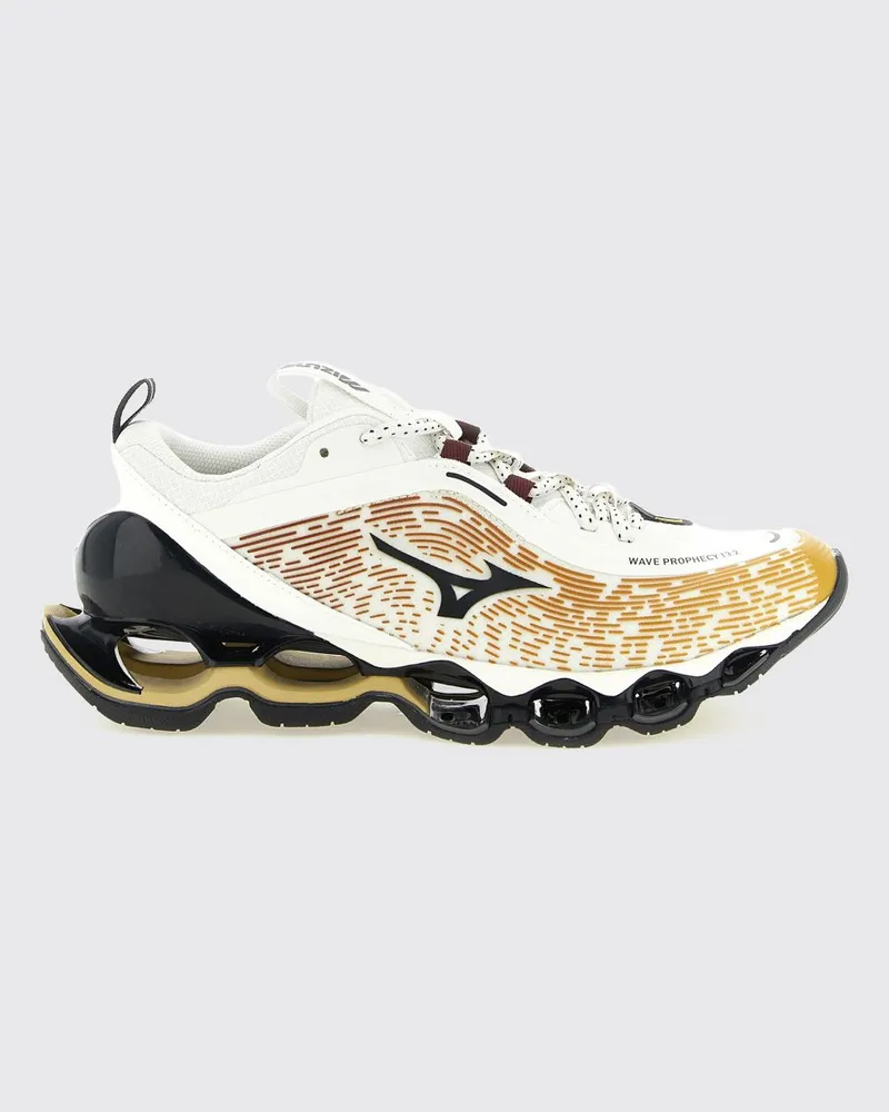 Mizuno Wave Prophecy 13.2 Sneaker aus technischem Gewebe mit Logo und Dämpfung Weiß