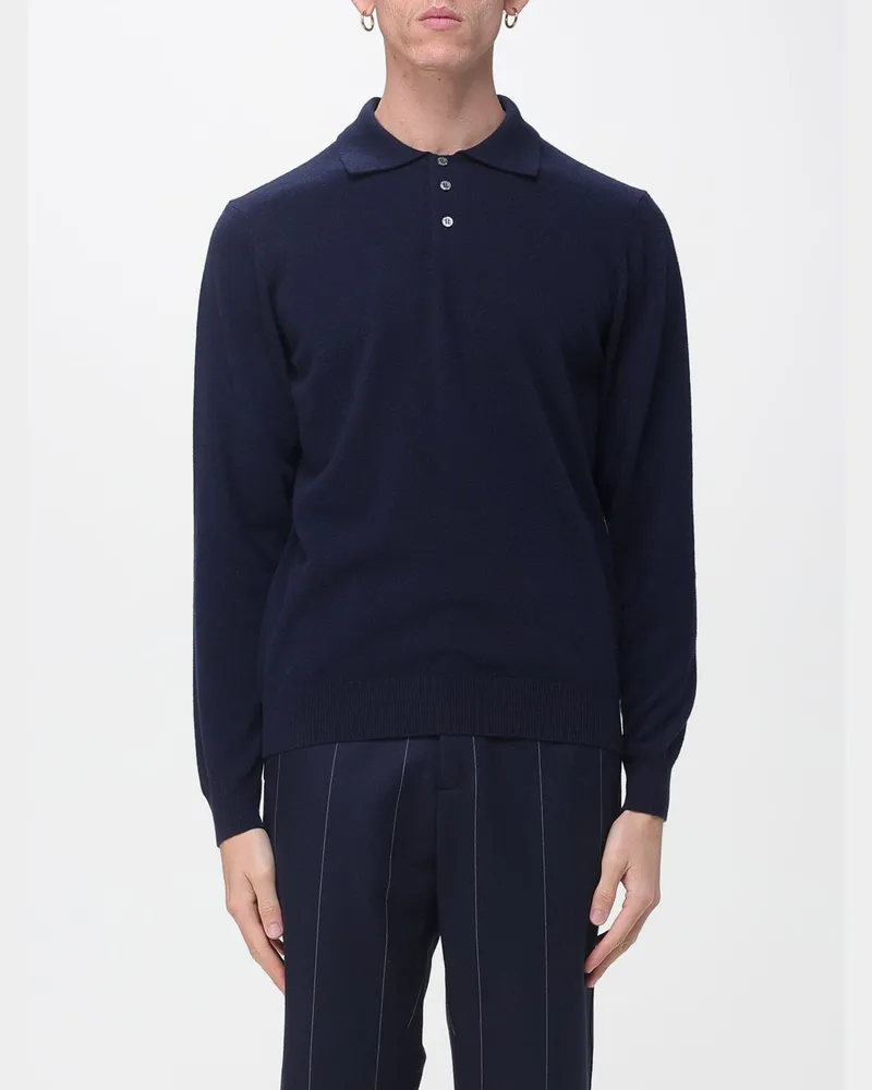 Drumohr  Polo herren Blau