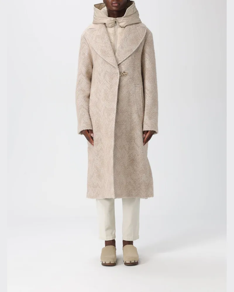 Fay Mantel damen Beige