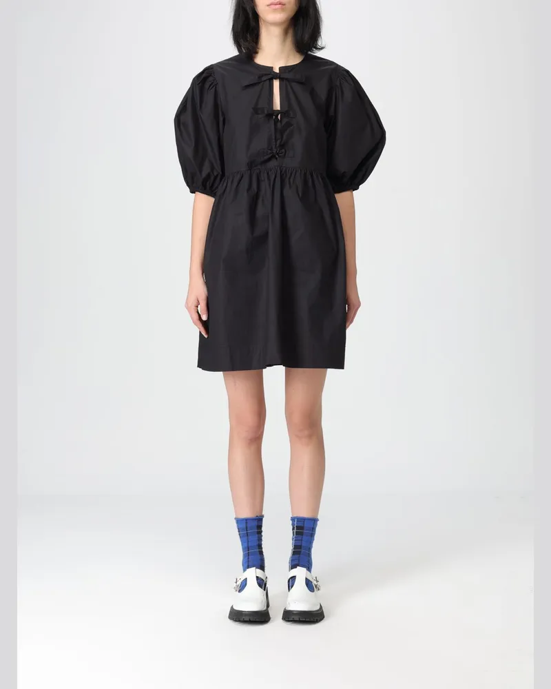 Ganni Kleid damen Schwarz