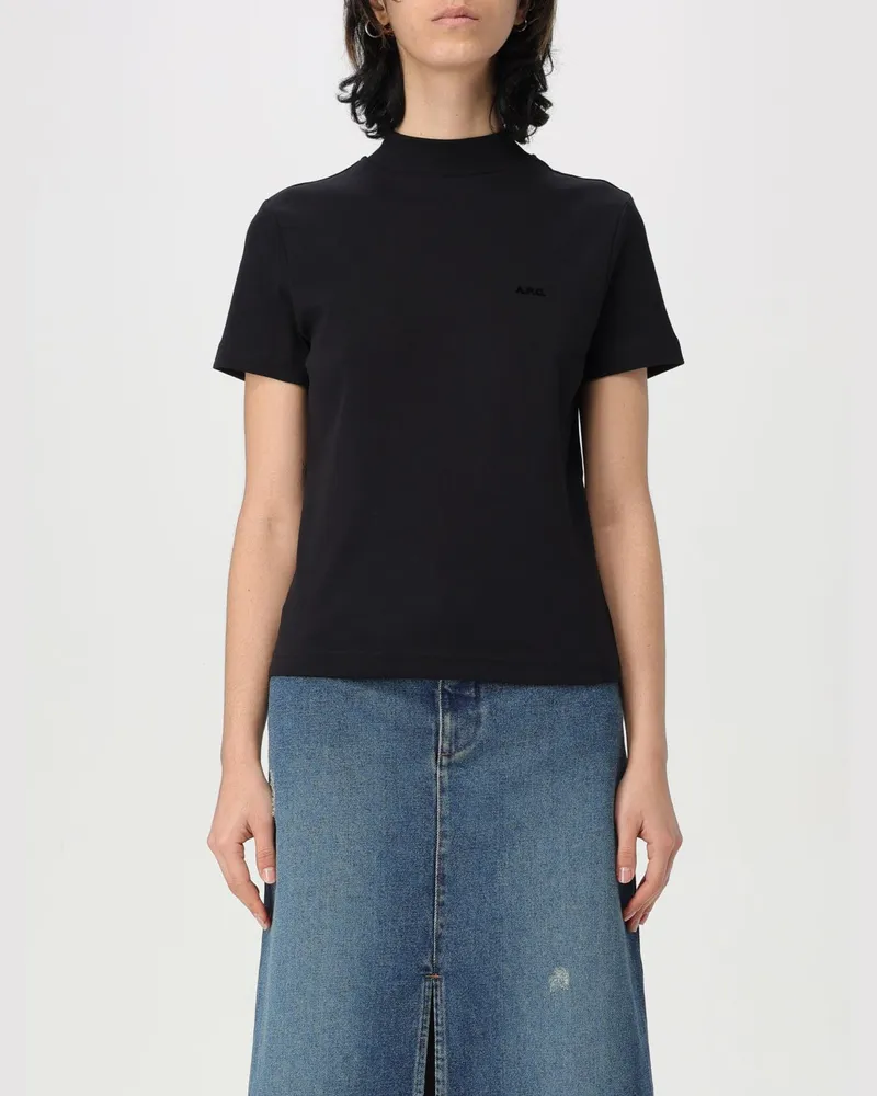 A.P.C. T-shirt damen Schwarz