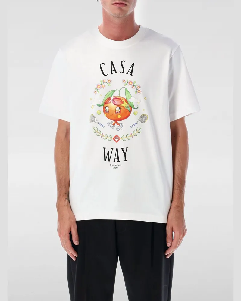 Casablanca Paris T-shirt herren Weiß