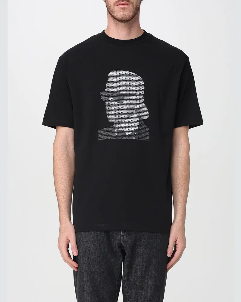 Karl Lagerfeld T-shirt herren Schwarz