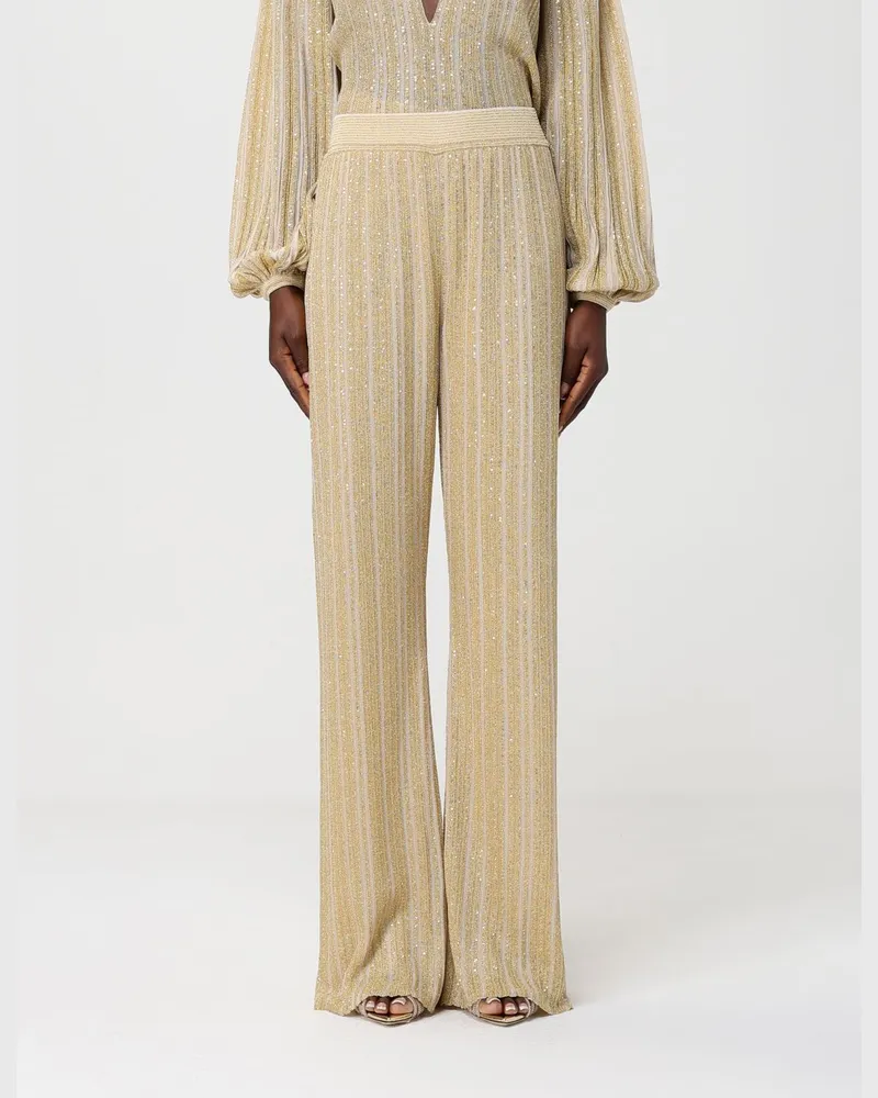 Missoni Hose damen Gold