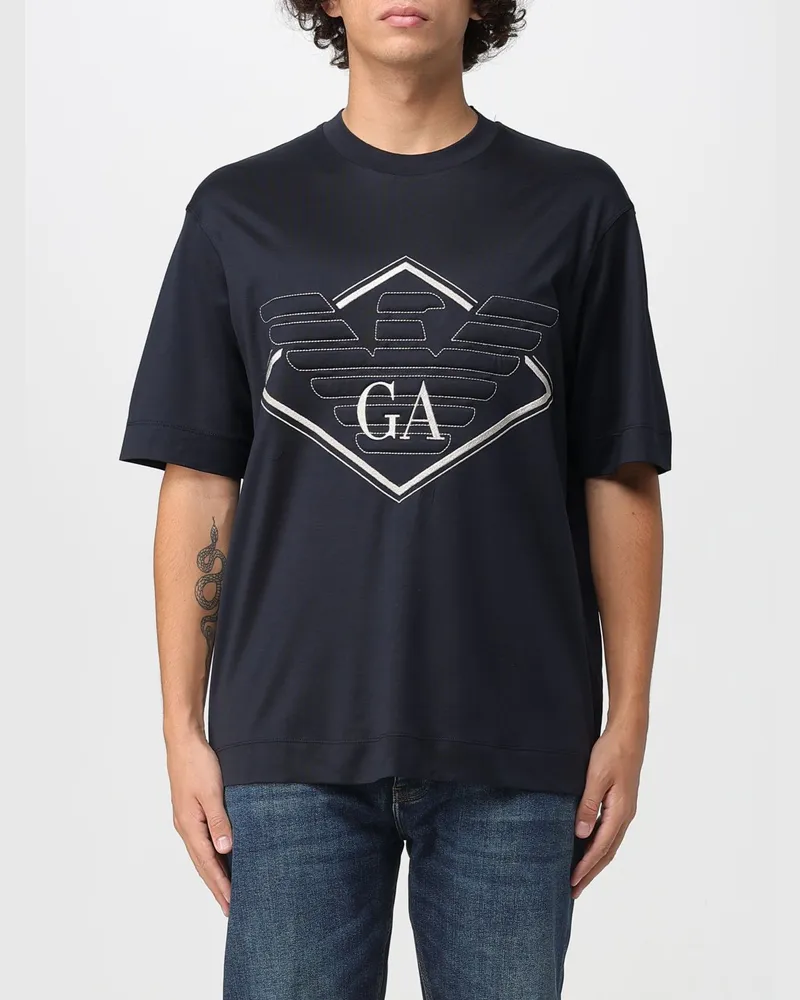 Emporio Armani T-shirt herren Blau