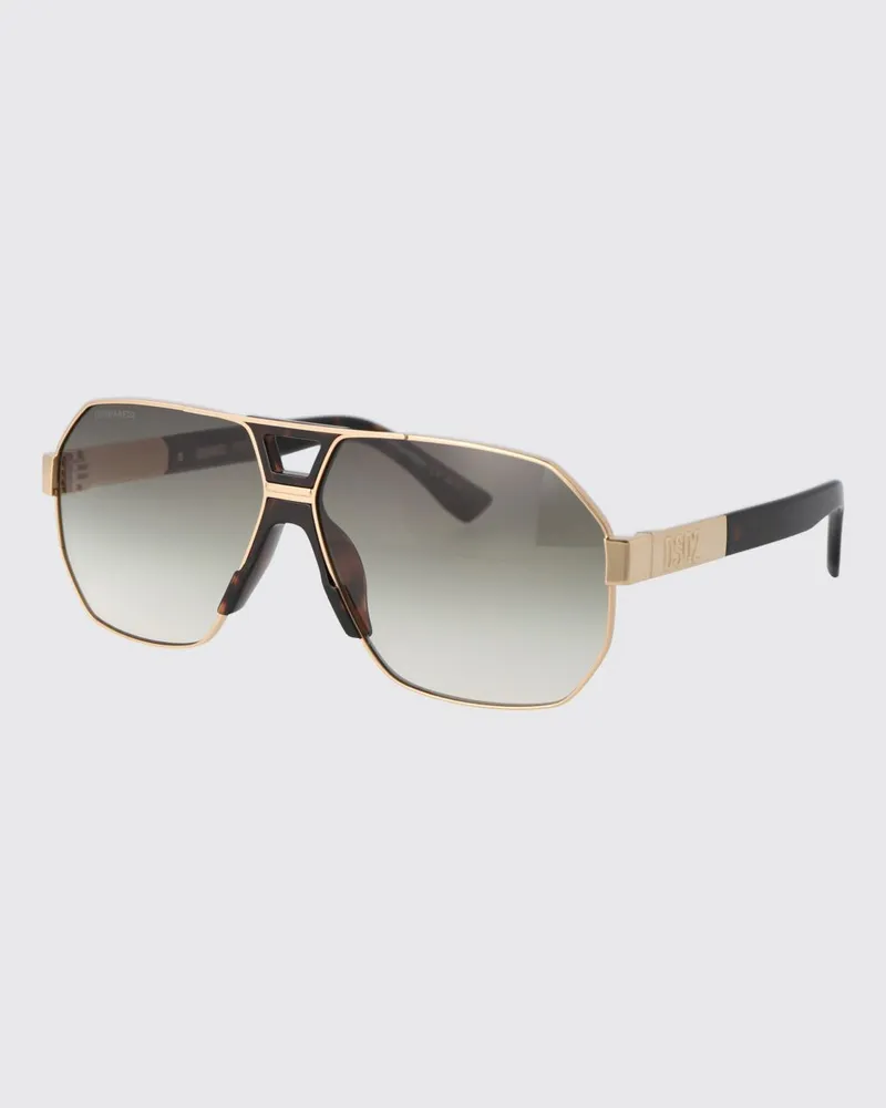 Dsquared2 D20028/S Sonnenbrille aus Metall und Acetat Gold