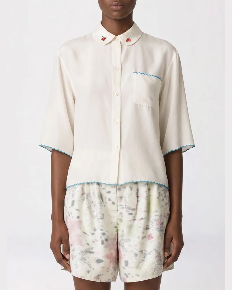 forte_forte Hemdbluse damen Beige